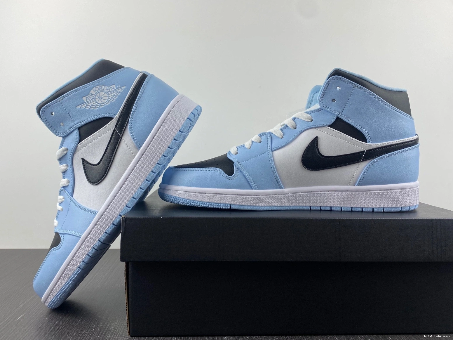 Ice 1 Jordan 555112-401 Mid Air GS Blue 0910